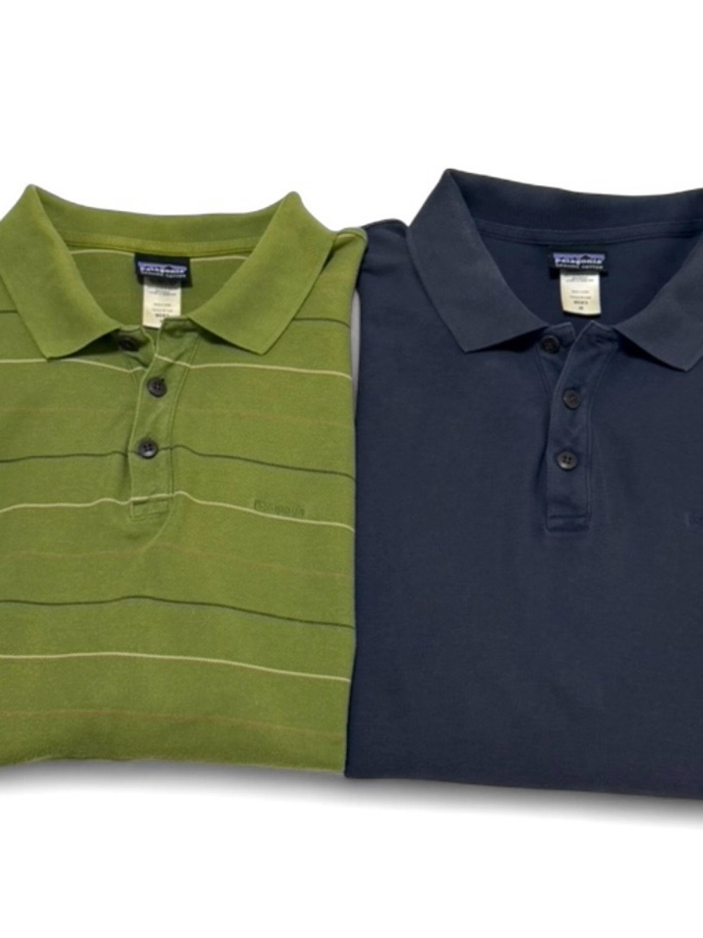 Patagonia-Essential Organic Cotton Blend Polo Bundle Men’s M-Sustainable-QTY 2